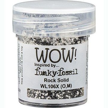 Пудра для эмбоссинга непрозрачная "Rock Solid. Твердая скала" (WOW)