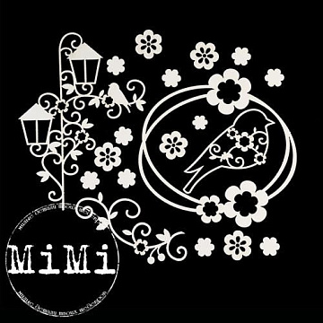 Набор украшений из чипборда "Летняя. Настроение" (MiMi Design)