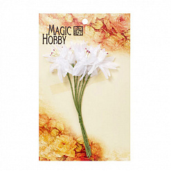 Букет тканевых лилий "Белые" (Magic Hobby)