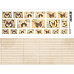 Лист с картинками 10х30 см "Марки 20" (ScrapMania)
