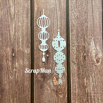 Нож "Японский фонарик 1", 2х8 см (Scrapman)