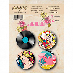 Набор фишек "Поп-арт" (CraftPaper)