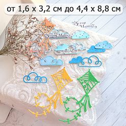 Нож "Детское счастье. Воздушный змей", 4,4х8,8 см (ScrapMania)