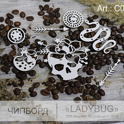 Чипборд "Алхимия. Череп" (LadyBug)