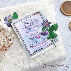 Нож "Цветы леса. Лесная фиалка", 3,5х5,8 см (ScrapMania)
