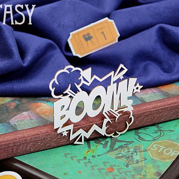 Украшение из чипборда "Комикс BOOM! 2079" (Fantasy)
