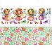 Лист с картинками 10х30 см "Карточки. Девочки-феи" (ScrapMania)