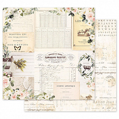 Бумага с фольгированием "Spring farm house. Gather" (Prima Marketing)