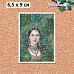 Тканевая карточка "Малахитовый цветок. Хозяйка медной горы" (ScrapMania)