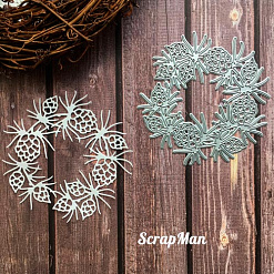 Нож для вырубки "Рамка с шишками" (Scrapman)
