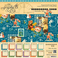 Набор бумаги 20х20 см "Children's Hour. Calendar Pad", 24 листа (Graphic 45)