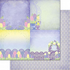 Набор бумаги 30х30 см "Spring Garden", 24 листа (Heartfelt Creations)