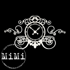 Набор украшений из чипборда "Винтаж. Старинные часы" (MiMi Design)