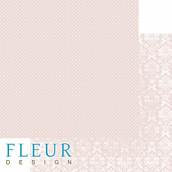 Бумага "Шебби Шик Базовая 2.0. Светлый лососевый" (Fleur-design)