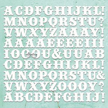 Чипборд "Monograms", 30х30 см (Mintay)