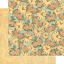 Набор бумаги 30х30 см "Ladies diary. Дневник леди", 24 листа (Graphic 45)