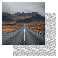 Набор бумаги 20х20 см "Скорость без границ", 12 листов (ScrapMania)